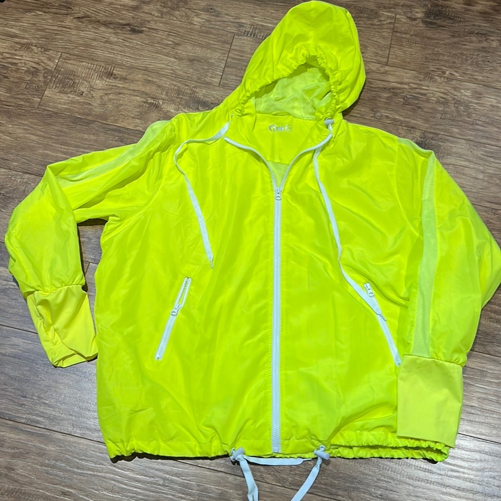 Zyia Neon yellow lightweight jacket